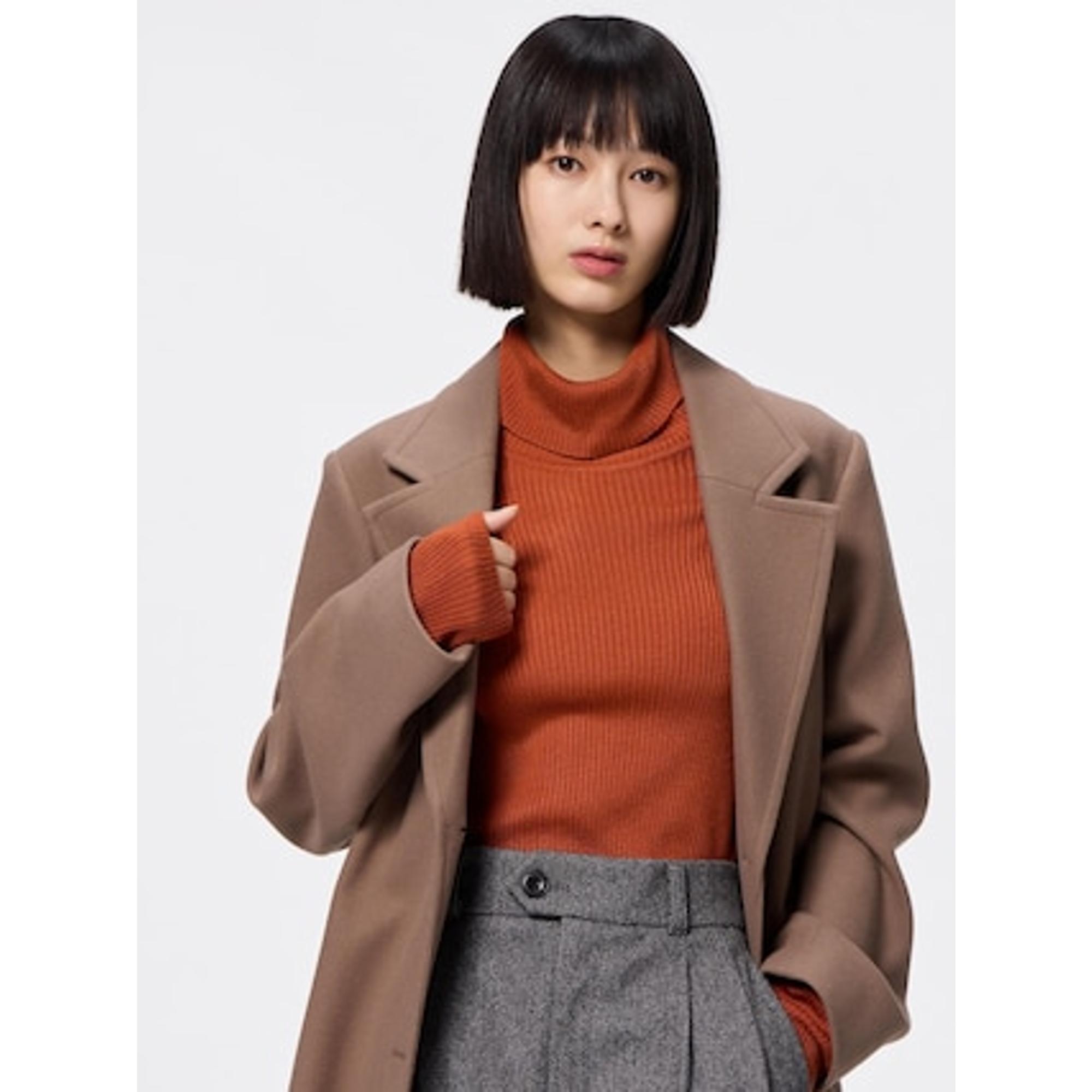 リブタートルネックセーター(長袖)