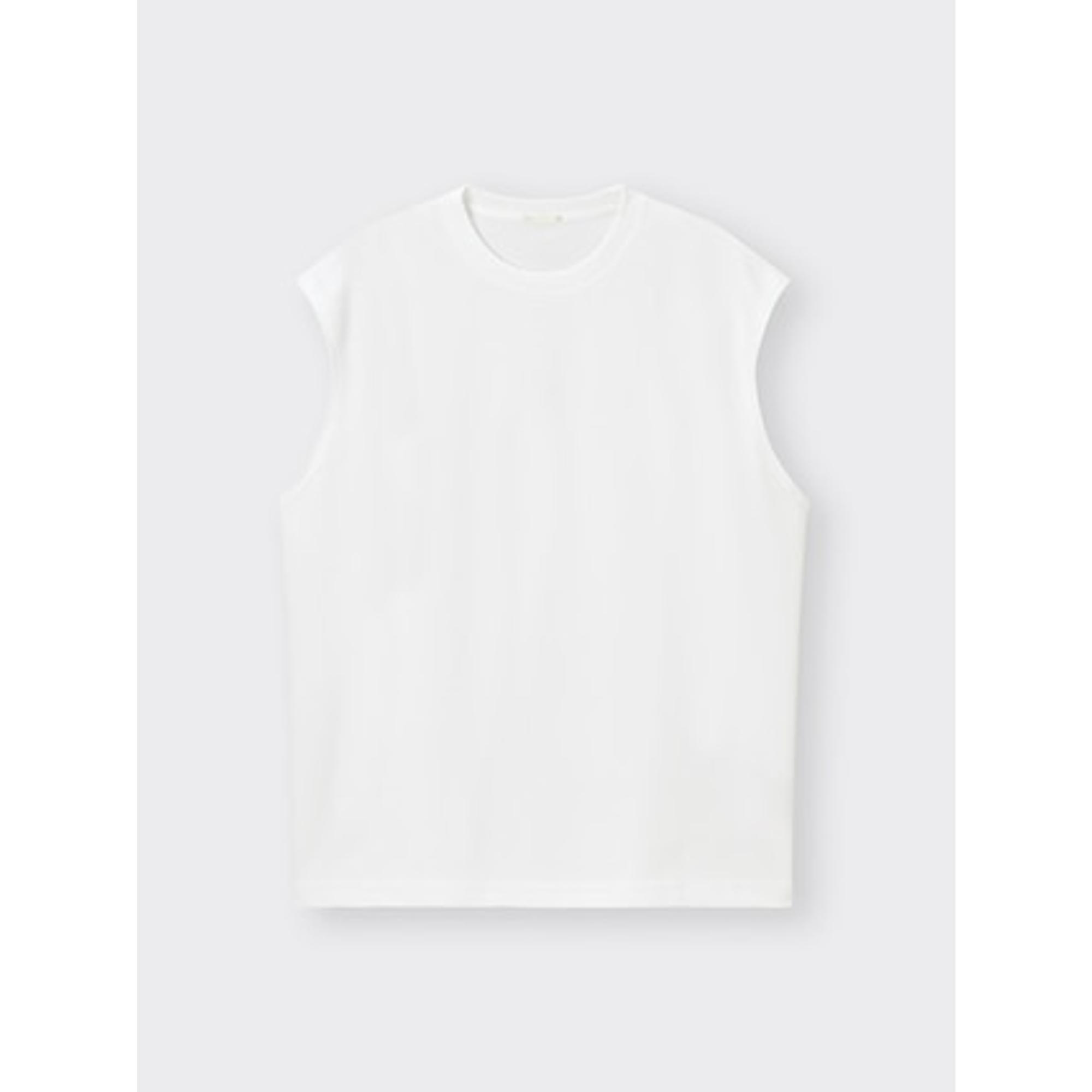 ドライポンチオーバーサイズスリーブレスT