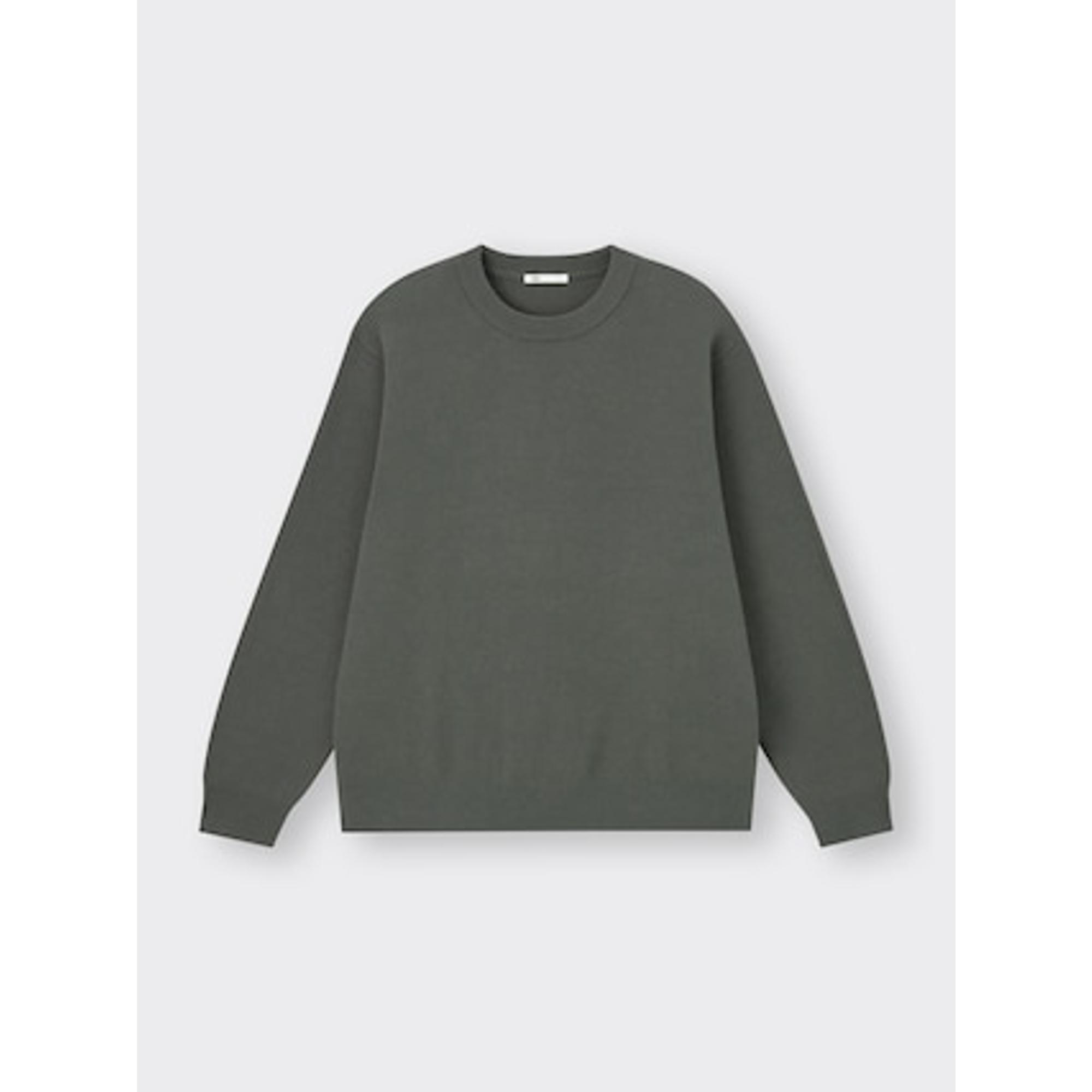 スムースニットクルーネックセーター