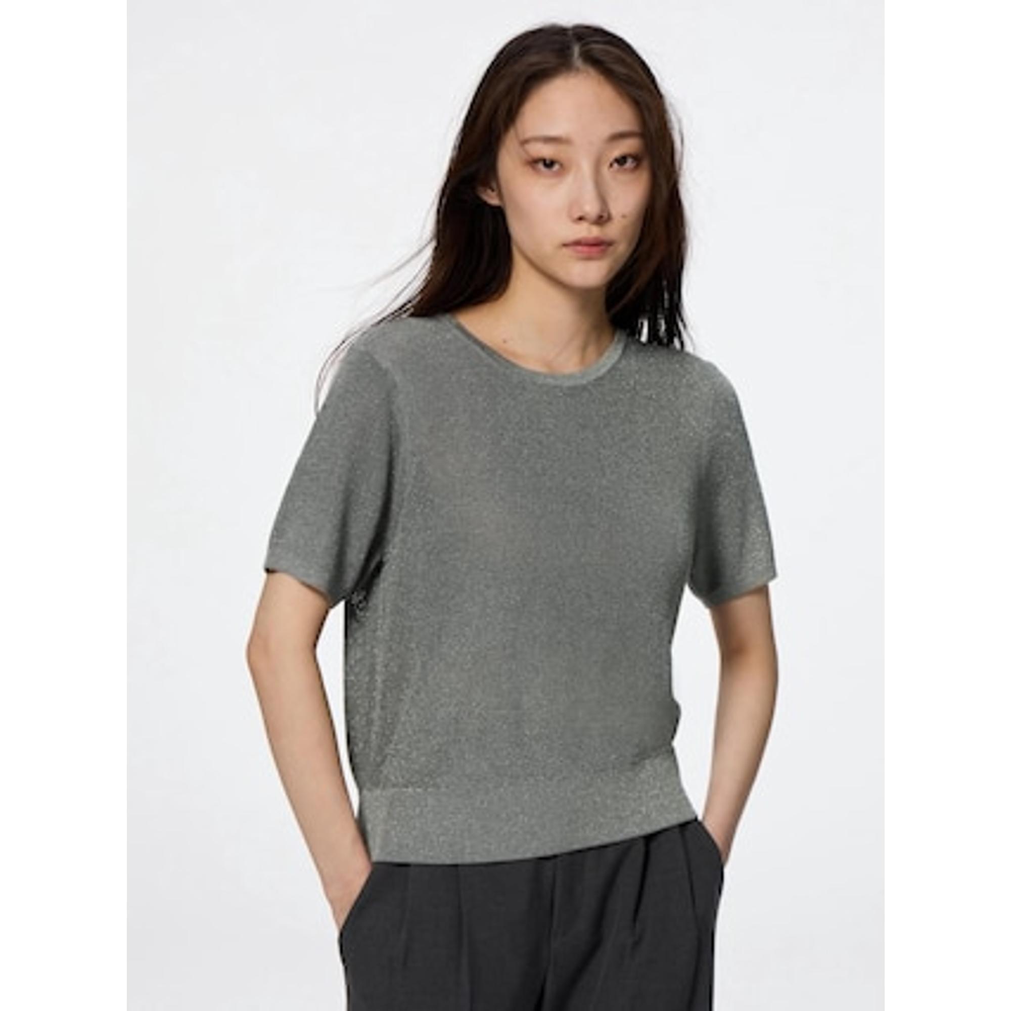 シアーラメセーター(半袖)Q