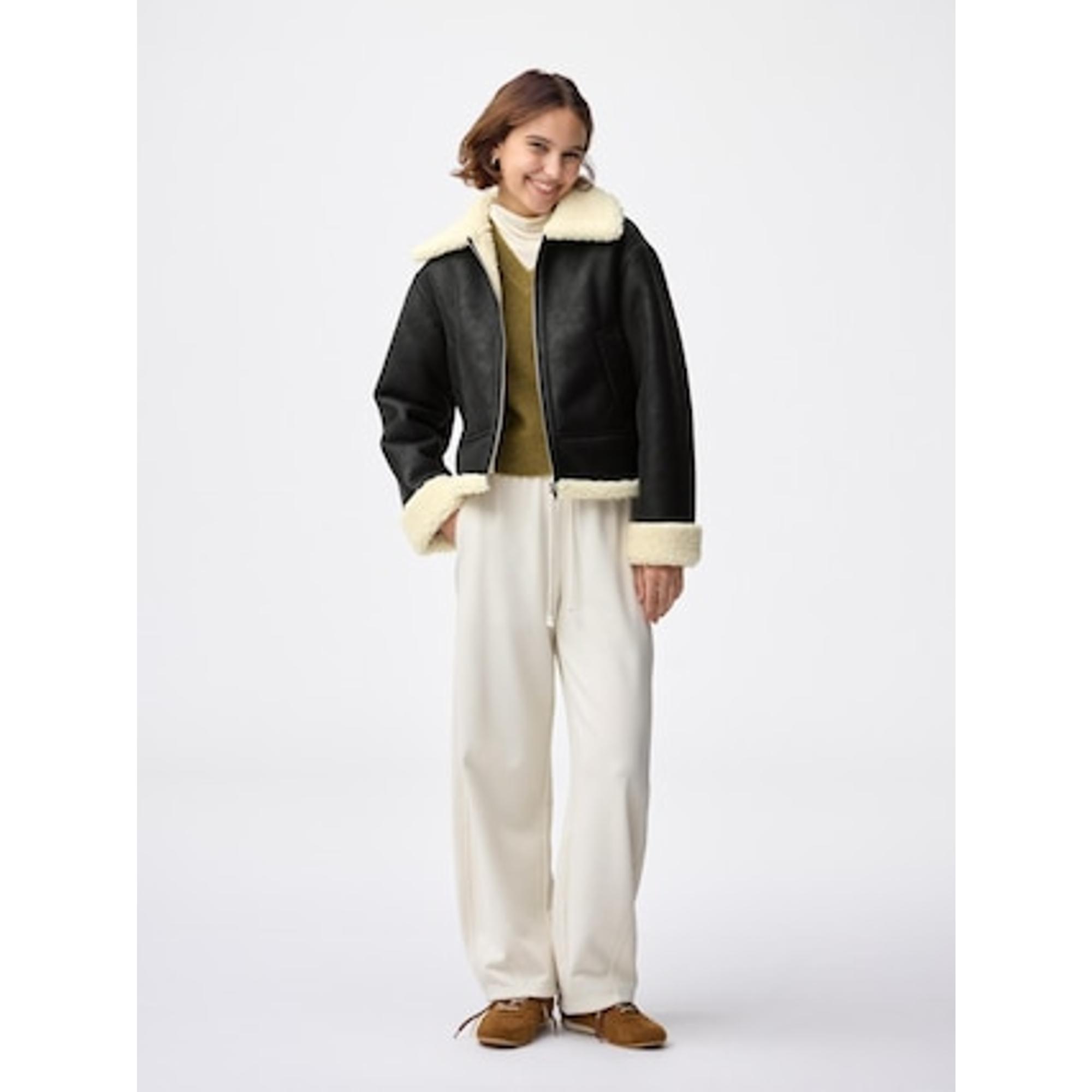 スウェットバレルレッグパンツ