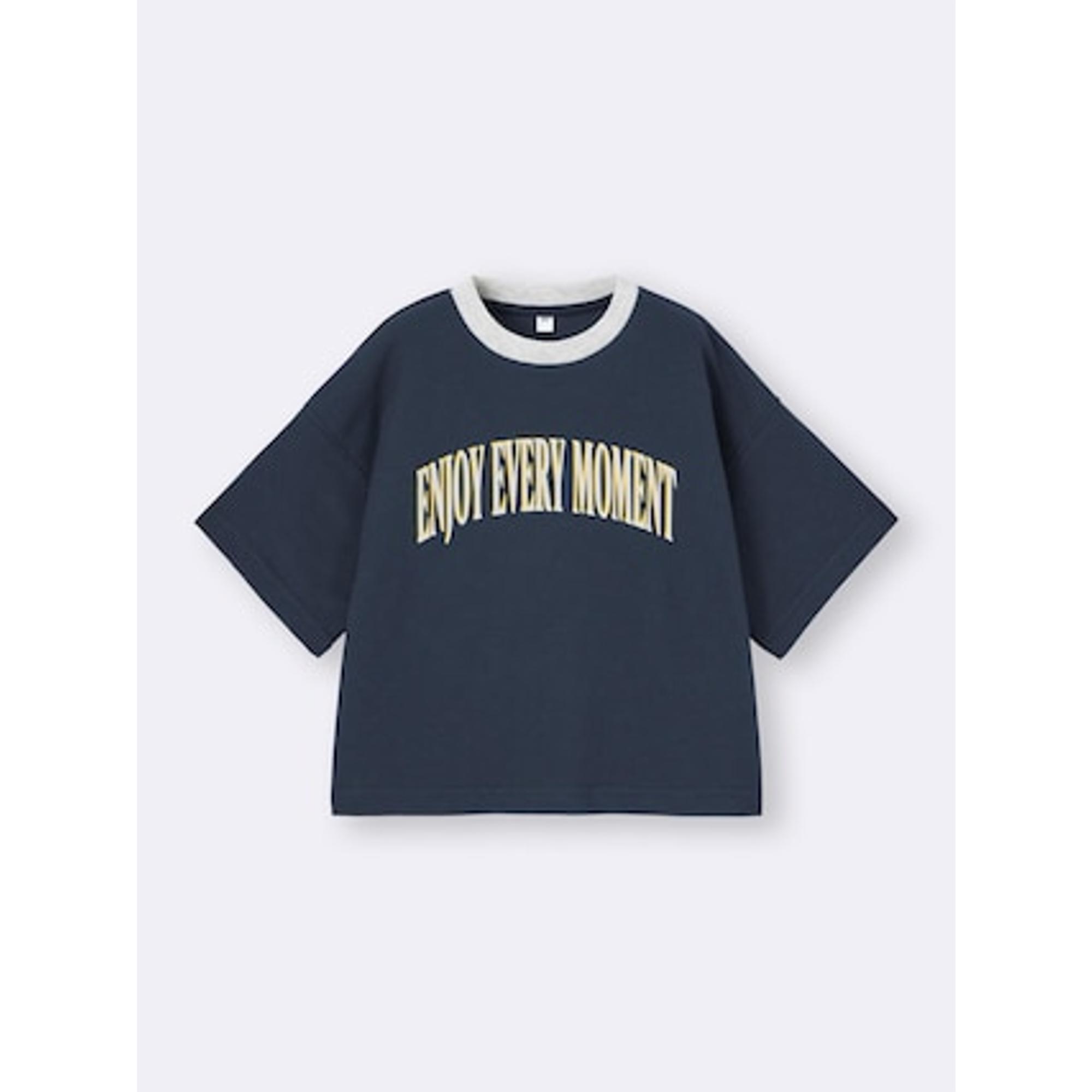KIDS(男女兼用)ドライワッフルボクシーT(5分袖)