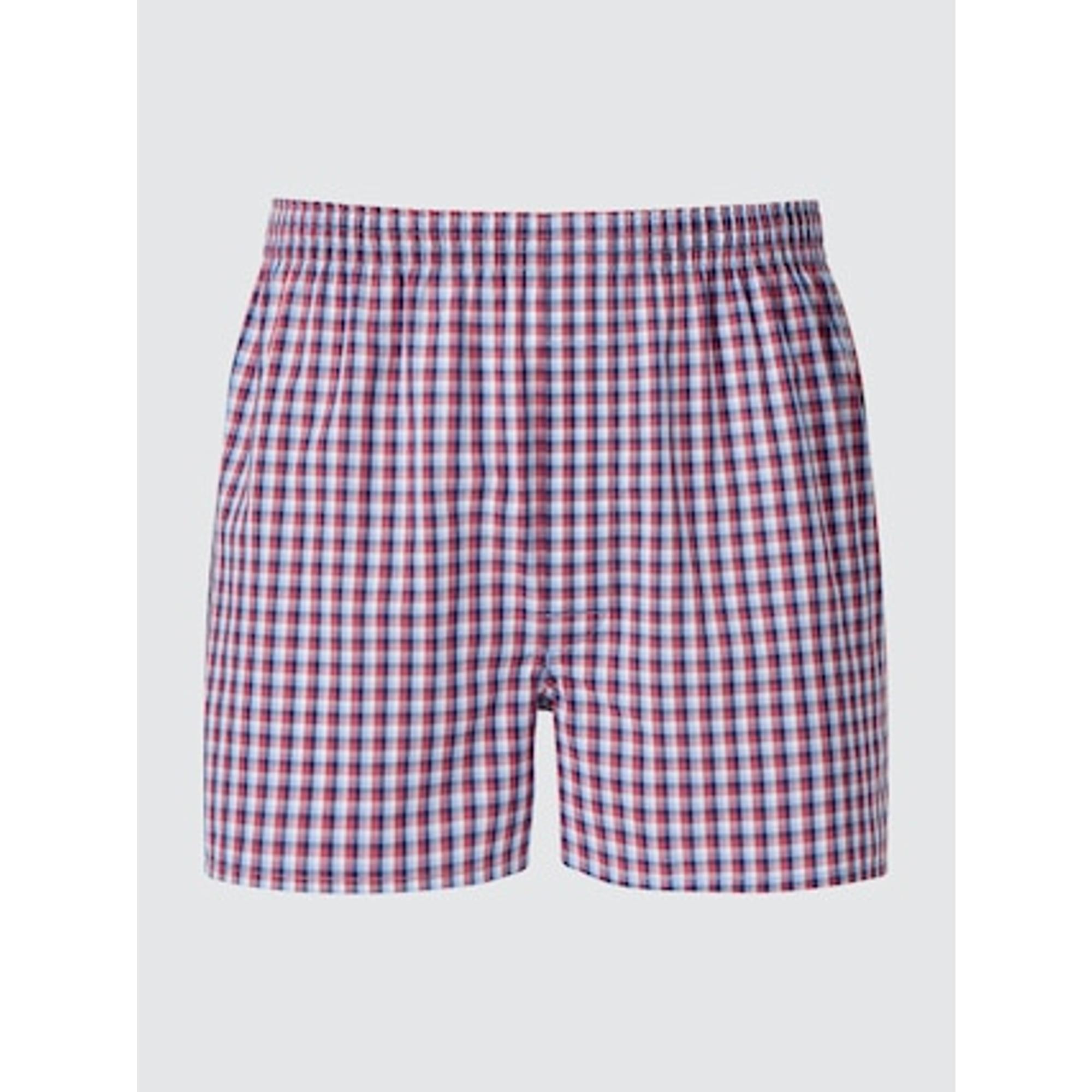 チェックトランクス/前開き