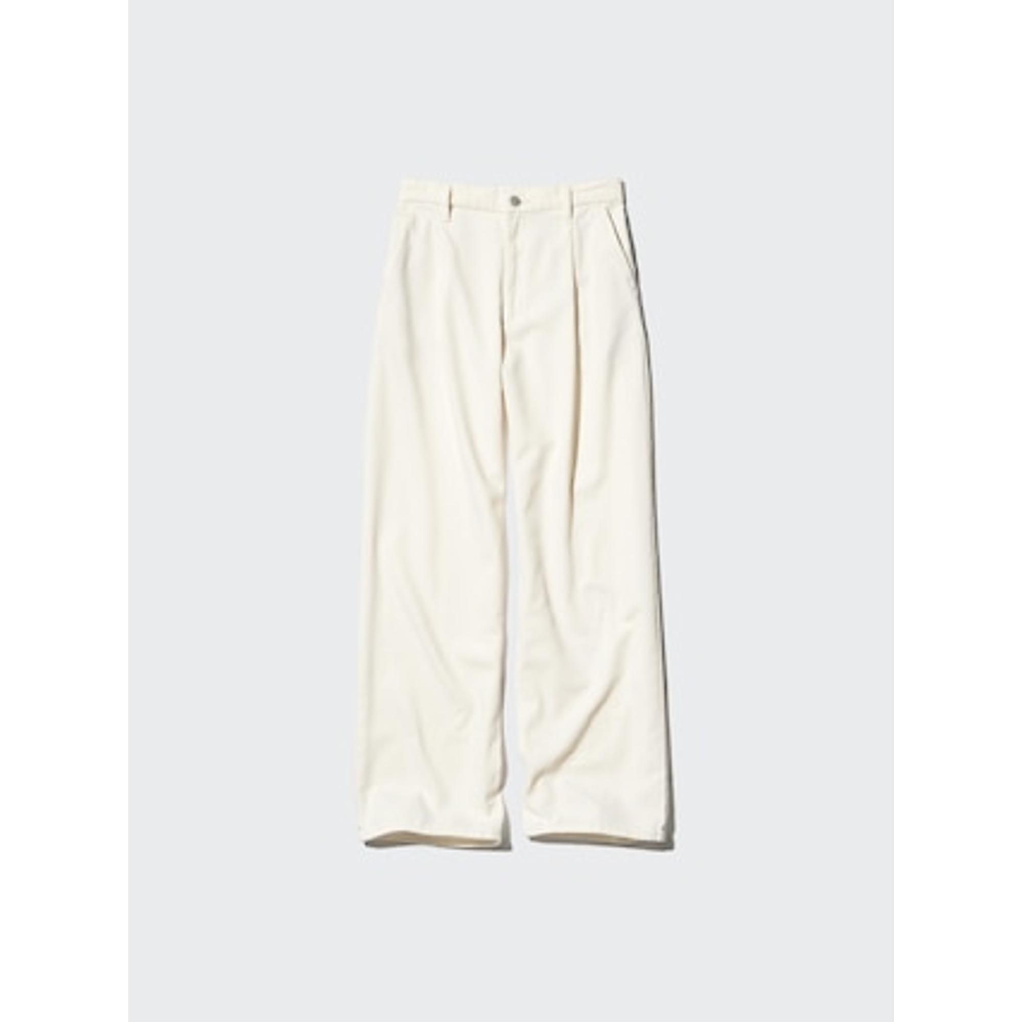 ドレープデニムタックパンツ