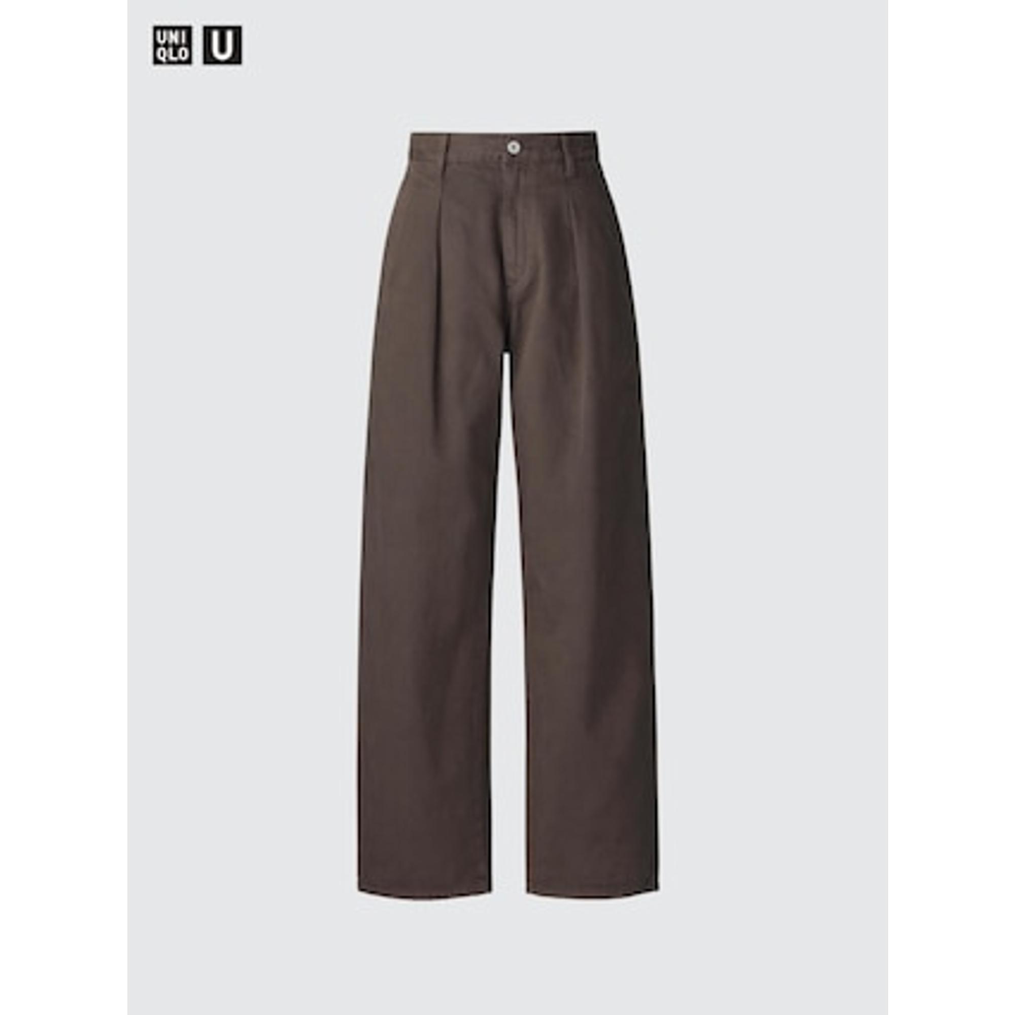 デニムタックパンツ