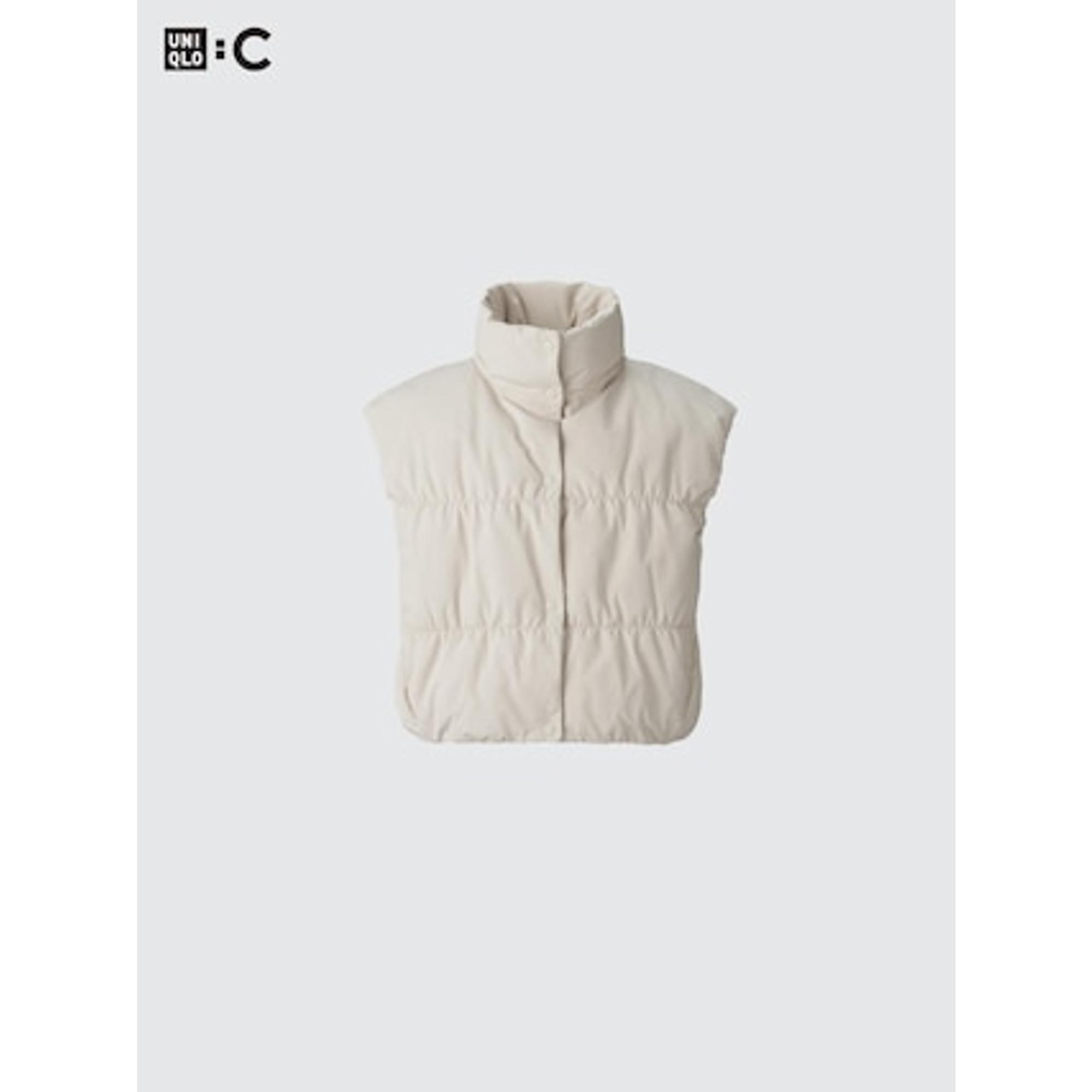 ダウンクロップドベスト