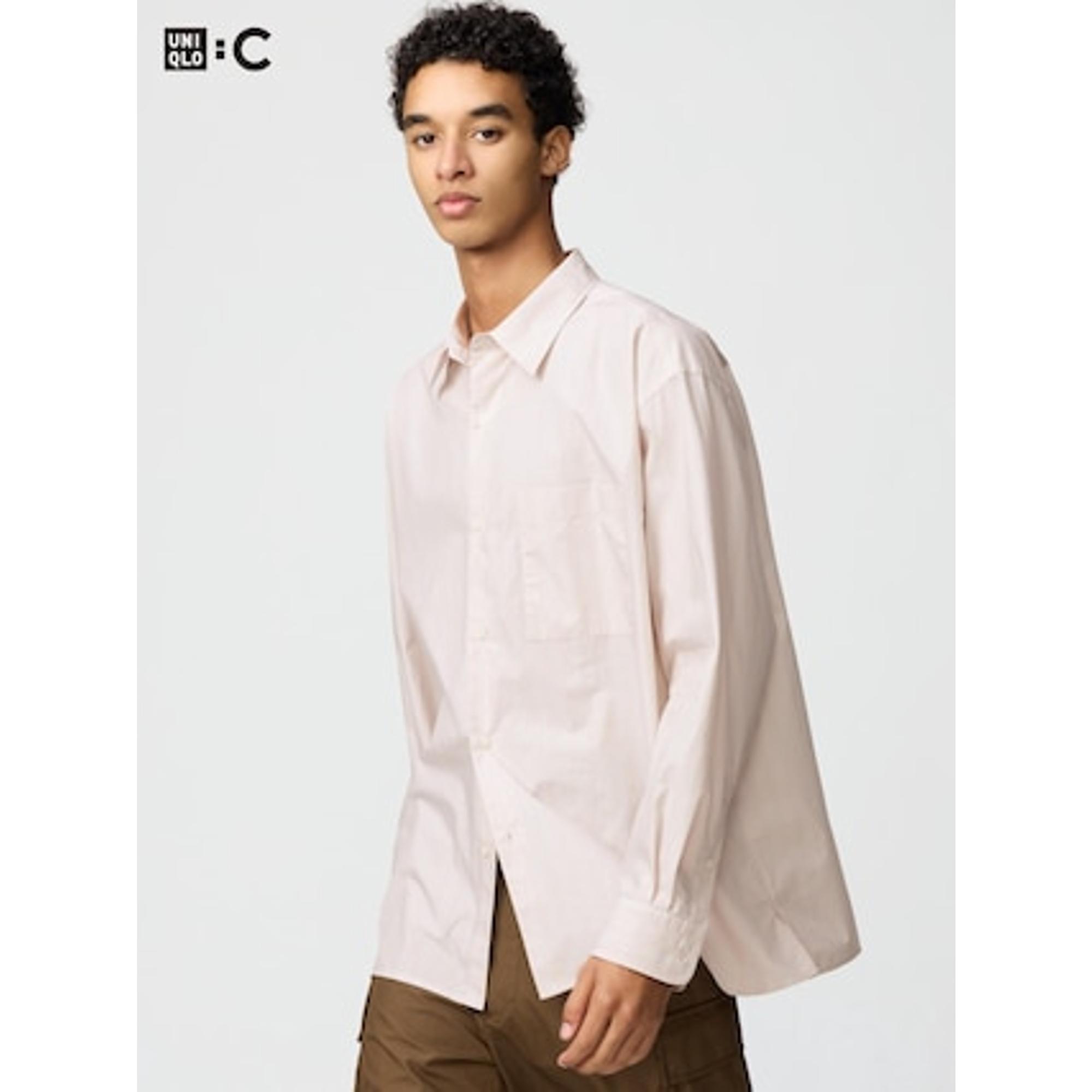 ブロードオーバーサイズシャツ/ストライプ