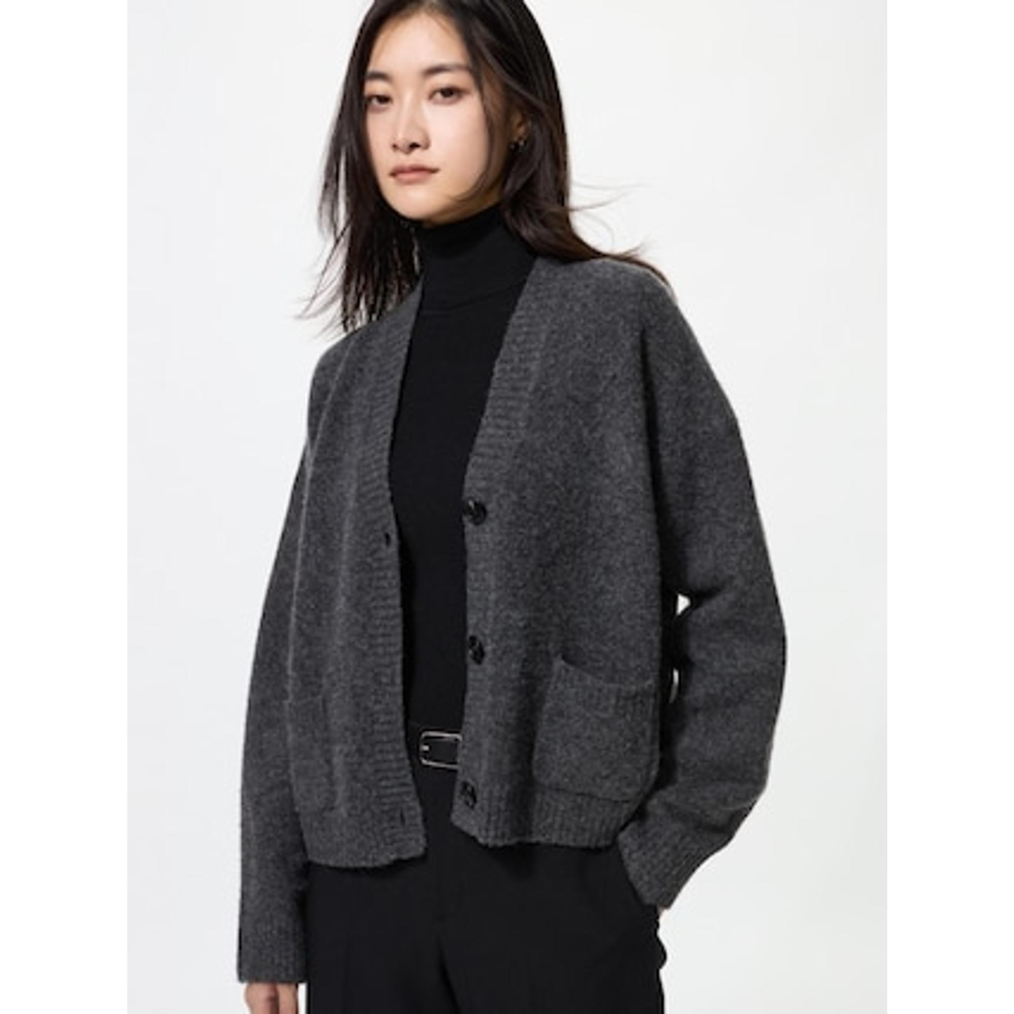 スフレヤーンショートカーディガン