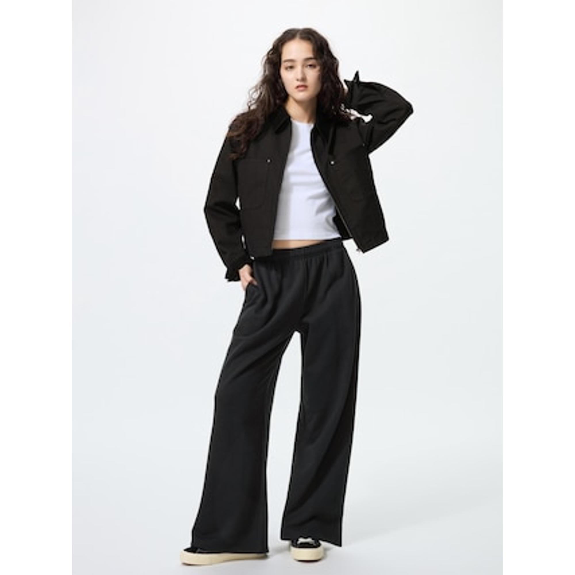 スウェットワイドパンツ