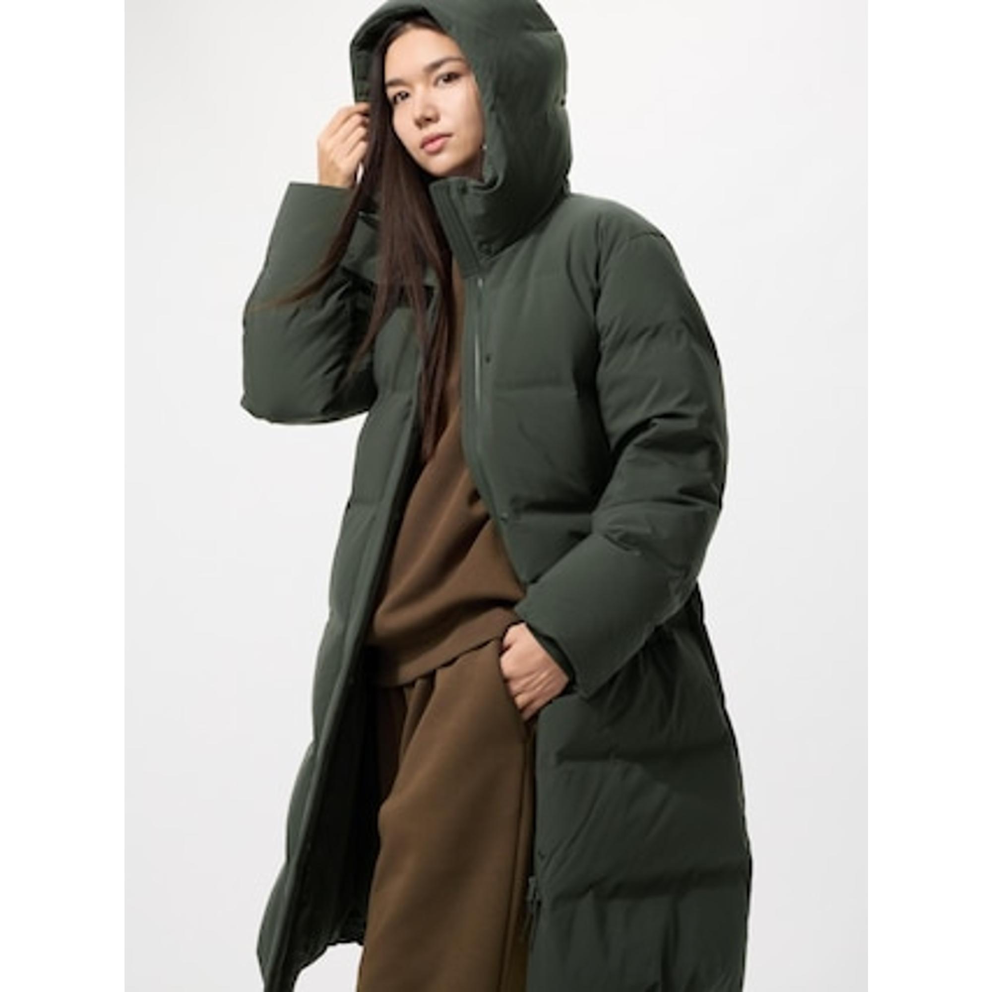 シームレスダウンロングコート