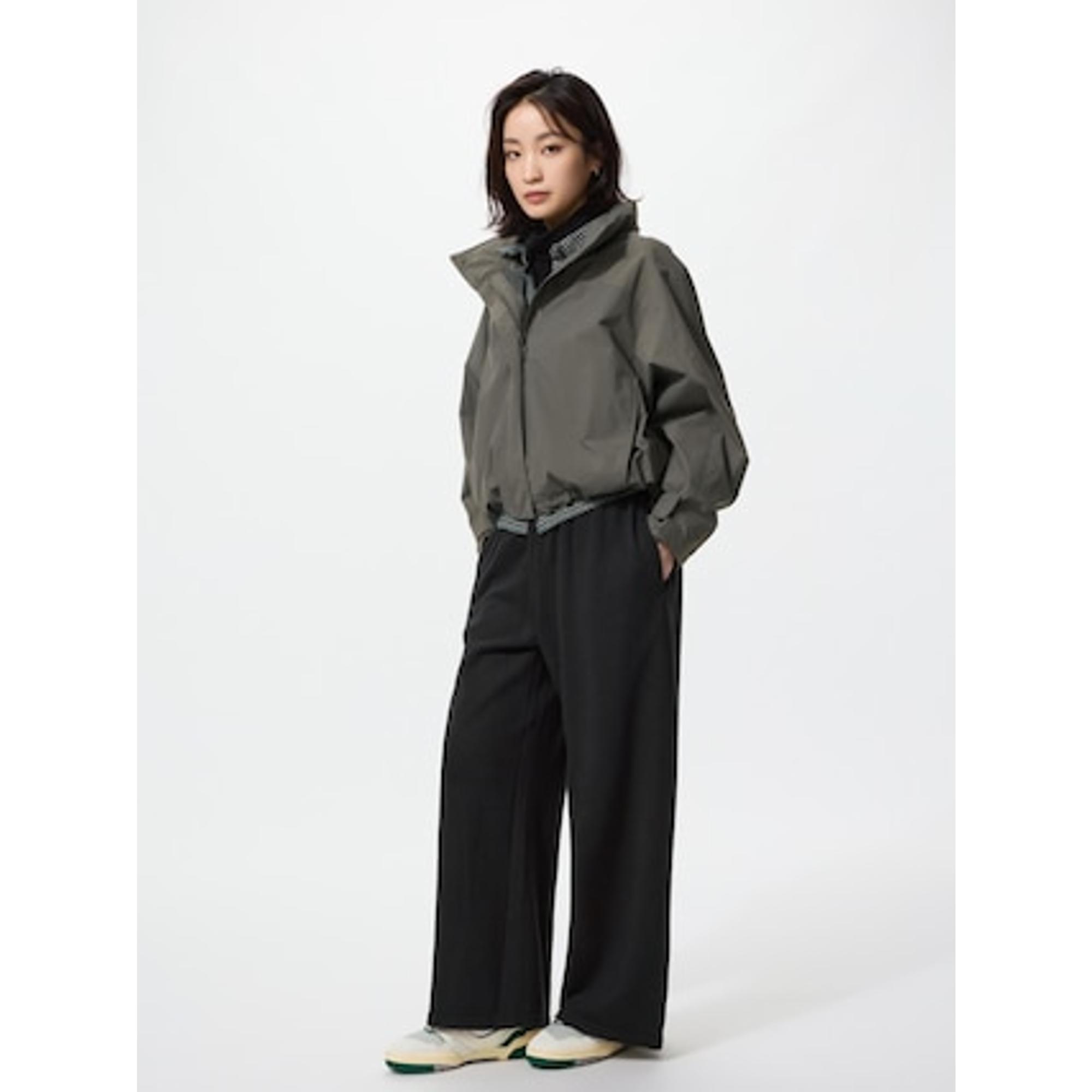 スウェットワイドパンツ/丈短め