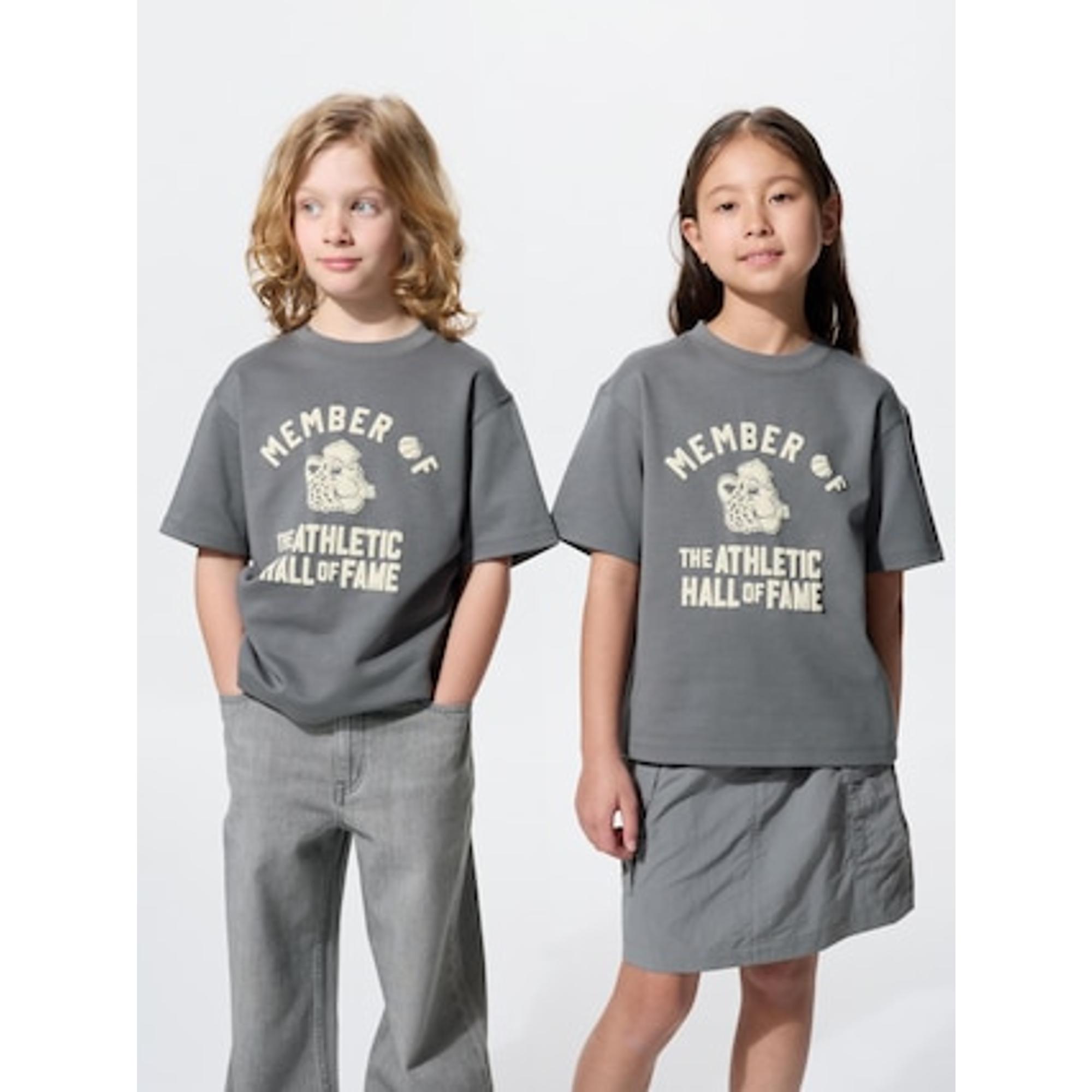 エアリズムコットングラフィッククルーネックTシャツ